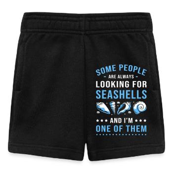 Muschel Muschelsammler - Baby Shorts - Schwarz - Vorne