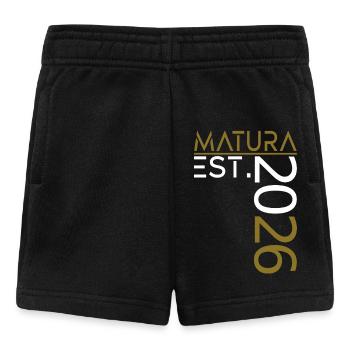 Matura 2026 - Baby Shorts - Schwarz - Vorne