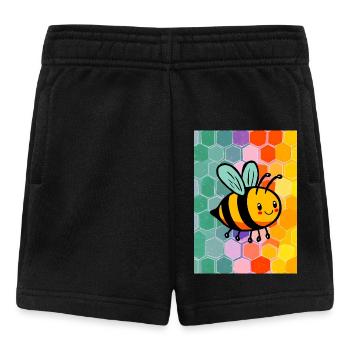abeille - Short Bébé - noir - Devant
