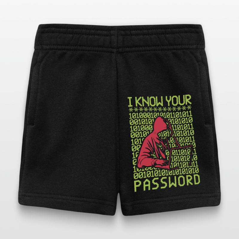 Hacker Hacker Programmeur Linux Password Hacker Short Bébé