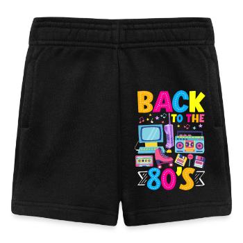 Retro Back to the 80s Vintage Design - Baby Shorts - Schwarz - Vorne