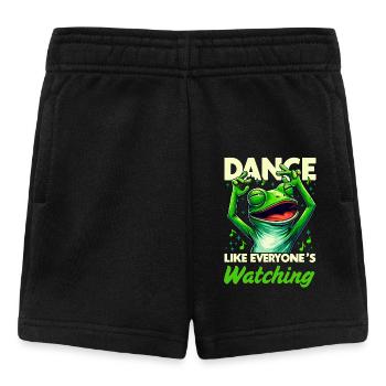 Karneval Frosch Kostüm Tanzen Tänzer Disco Lustig - Baby Shorts - Schwarz - Vorne