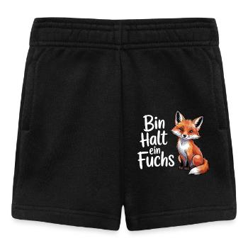 Je ne suis qu’un écolier intelligent Fox Clever - Short Bébé - noir - Devant