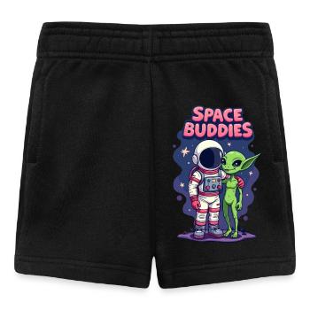 Copains de l’espace - Short Bébé - noir - Devant