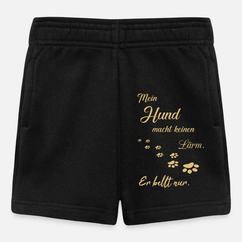 Hunde Hundesprüche - Baby Shorts - Schwarz