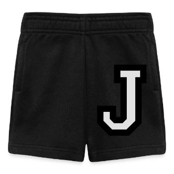 Buchstabe J - Baby Shorts - Schwarz - Vorne