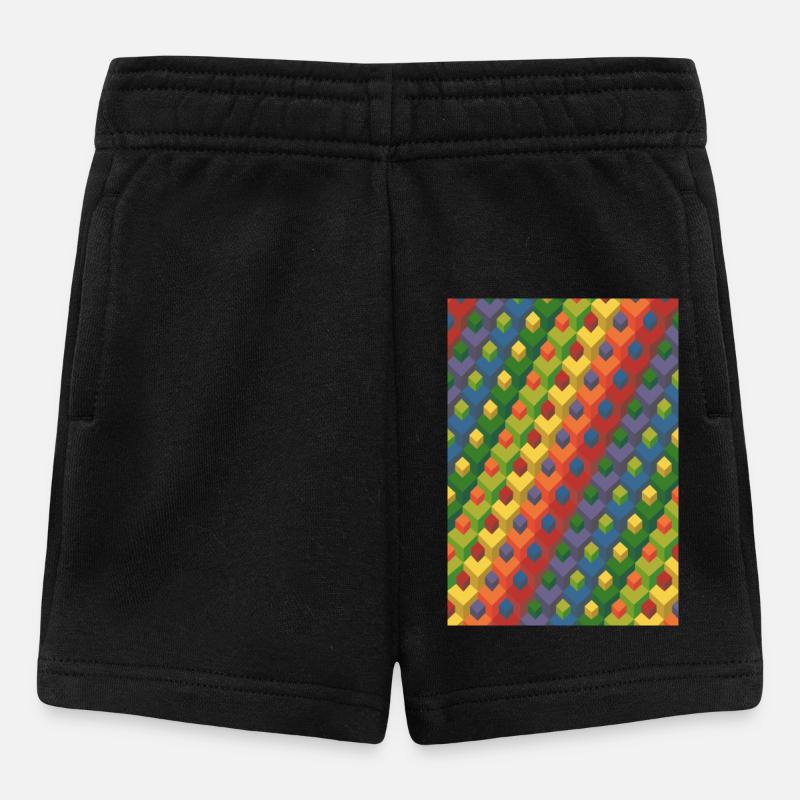 Grand gradient - Short Bébé - noir