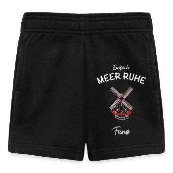 Denmark, Fanø Island, Sonderho Molle Mill - Baby Shorts - black - Front