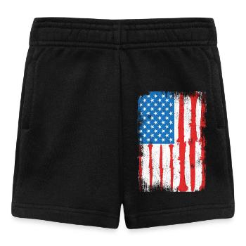 USA Patriotic Clarinetist - Baby Shorts - black - Front