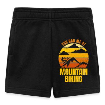 Tu m’as fait faire du VTT - Short Bébé - noir - Devant