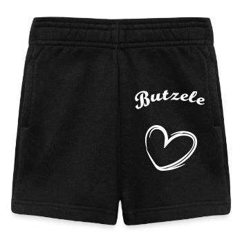 schwäbisches Baby Butzi Butzele - Baby Shorts - Schwarz - Vorne