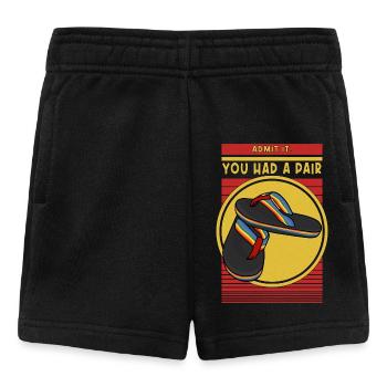 Admettez-le, vous aviez une paire de nostalgie amusante - Short Bébé - noir - Devant