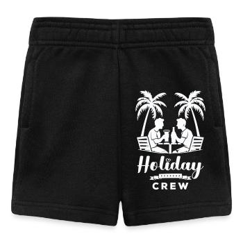 Zwei Freunde machen Party - Baby Shorts - Schwarz - Vorne