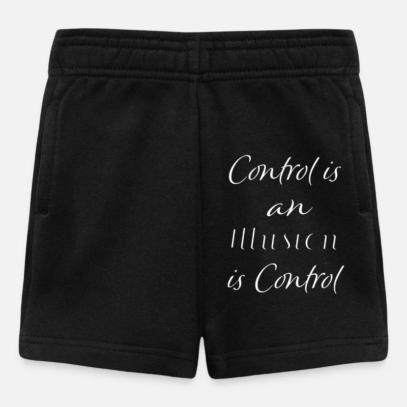 Le contrôle est une illusion - Short Bébé - noir