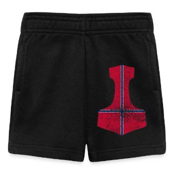 Thorhammer Norvège – Les Vikings et le design nordique - Short Bébé - noir - Devant