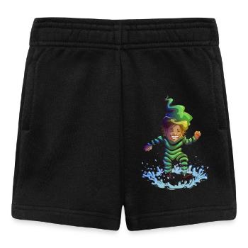 Bespritzen - Baby Shorts - Schwarz - Vorne