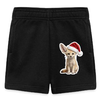 Little desert fox with big ears - Baby Shorts - black - Front