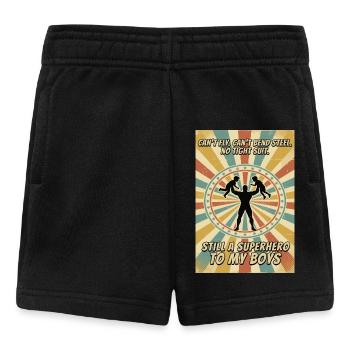 Superhero_Dad - Baby Shorts - black - Front