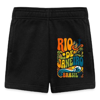 Rio De Janeiro Brasil - Vintage Travel - Baby Shorts - black - Front
