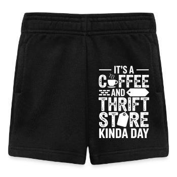 Coffee Thrift Store Kinda Day - Baby Shorts - black - Front