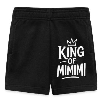 King of Mimimi Krone Sarkastischer König - Baby Shorts - Schwarz - Vorne