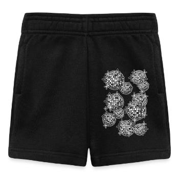 Spiegelkugeln - Baby Shorts - Schwarz - Vorne