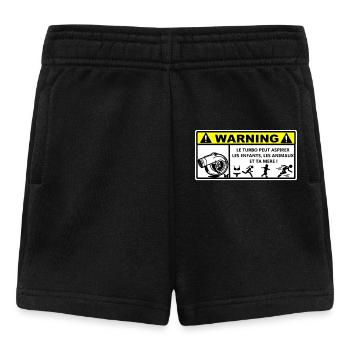 warning - Baby Shorts - black - Front