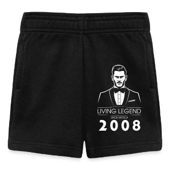 18. Geburtstag Living Legend (GENT) since 03/2008 - Baby Shorts - black - Front