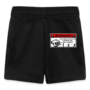 Turbo Warning Shown - Baby Shorts - black - Front