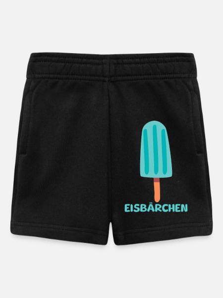 Eisbärchen Eis - Baby Shorts - Schwarz