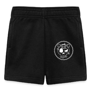 Skating Totenkopf - Baby Shorts - Schwarz - Vorne