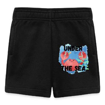 Sous la mer - Short Bébé - noir - Devant