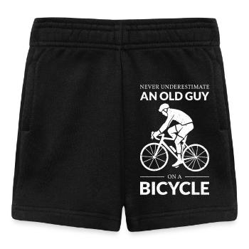 Unterschätzen Sie niemals einen alten Kerl auf einem Fahrrad IV - Baby Shorts - Schwarz - Vorne