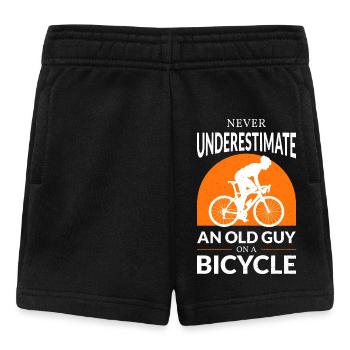 Unterschätzen Sie niemals einen alten Kerl auf einem Fahrrad V - Baby Shorts - Schwarz - Vorne