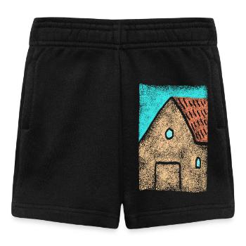 Maison Rurale - Architecture - Short Bébé - noir - Devant