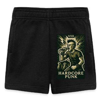 Punk hardcore (Carte VIII) - Short Bébé - noir - Devant