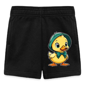 Kleine süße Ente, Babyente - Baby Shorts - Schwarz - Vorne