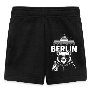 Urban Bear Berlin - Short Bébé - noir - Devant
