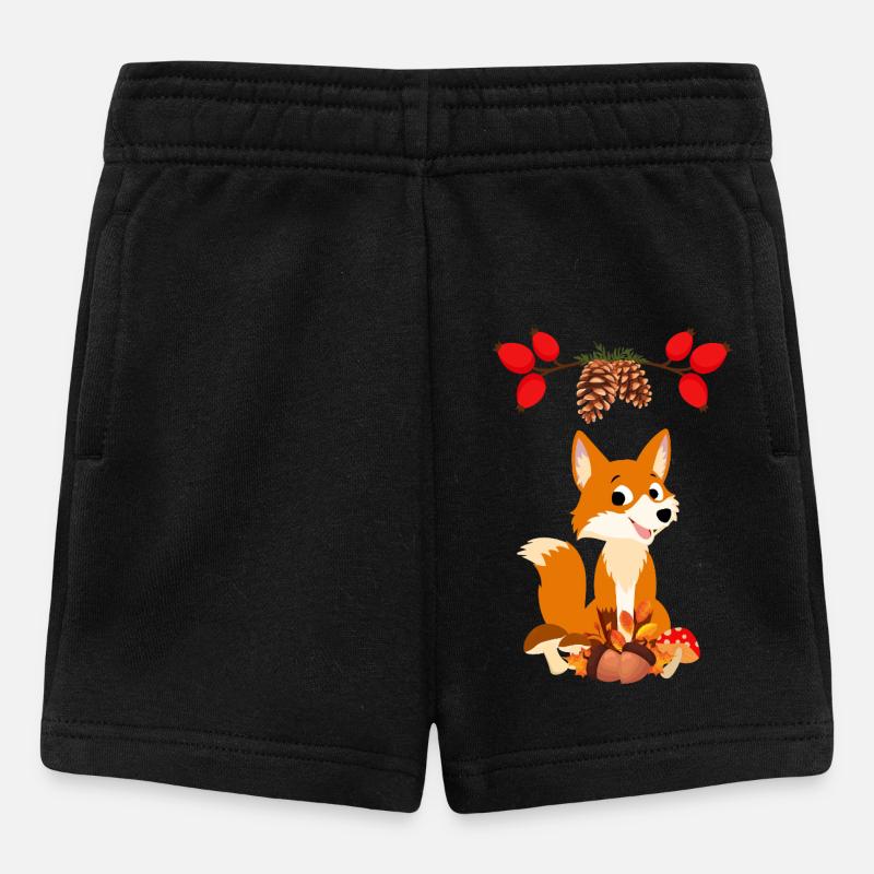 Fuchs - Baby Shorts - Schwarz