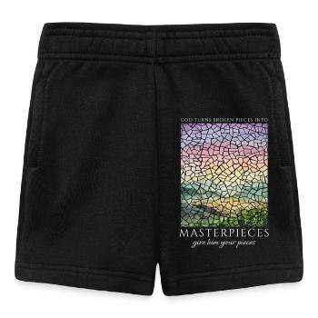 Jesus Christian Catholic Believers Worship Service - Baby Shorts - black - Front