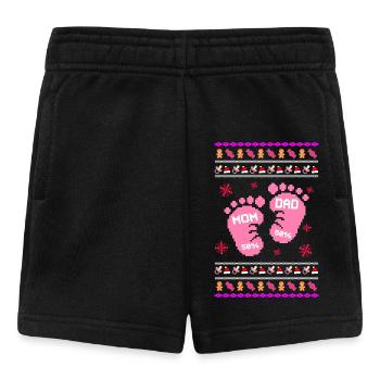 Ugly Christmas for the daughter - Baby Shorts - black - Front