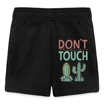 Do not touch Cactus - Baby Shorts - black - Front