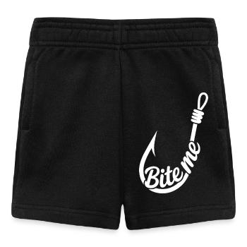 Graphique de pêche à l’hameçon BiteMe - Short Bébé - noir - Devant
