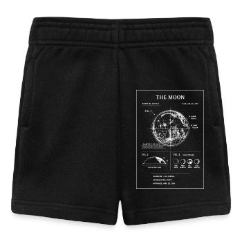 Carte Lunaire Modèle Lunaire - Short Bébé - noir - Devant