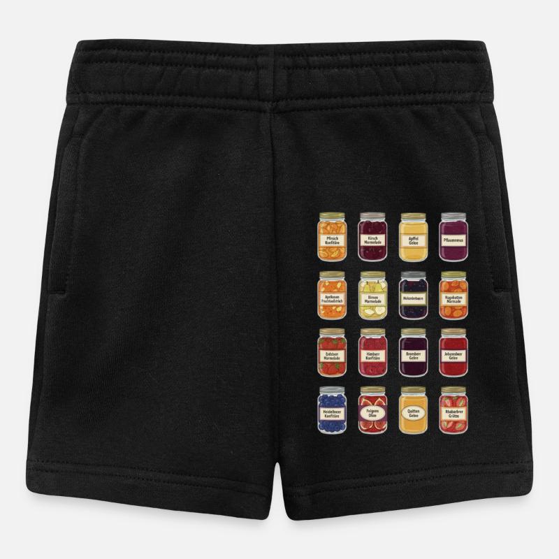 Marmelade Im Glas - Baby Shorts - Schwarz