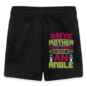 Dieu a fait de ma mère incroyable un ange - Short Bébé - noir - Devant