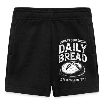 Daily Bread Sourdough Faith - Baby Shorts - black - Front