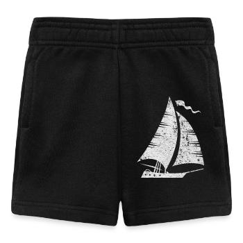 Voilier Voilier Voile - Short Bébé - noir - Devant