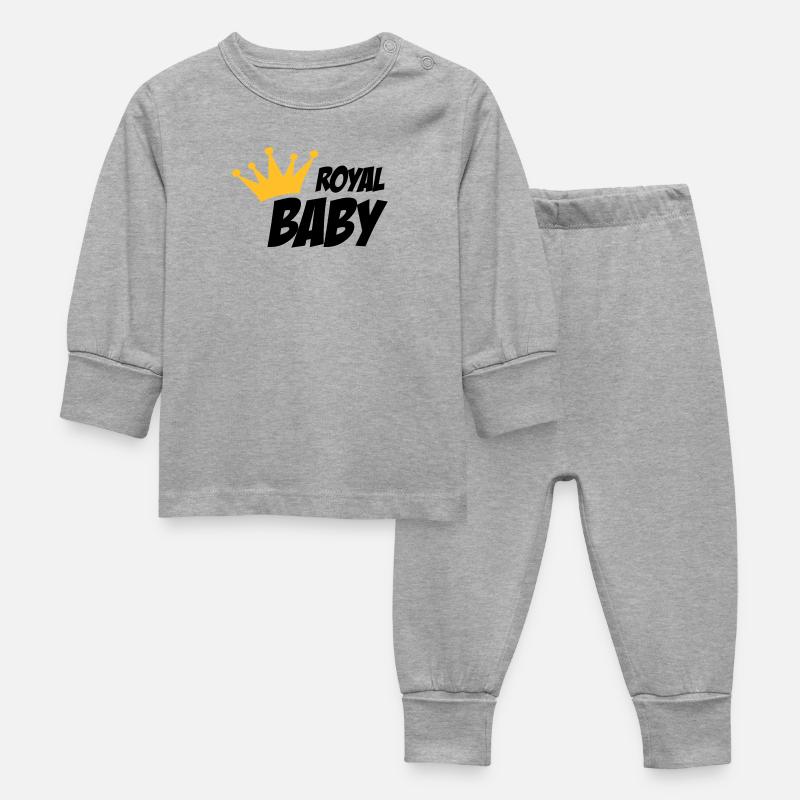 Royal Baby - Pyjama Bébé - gris chiné