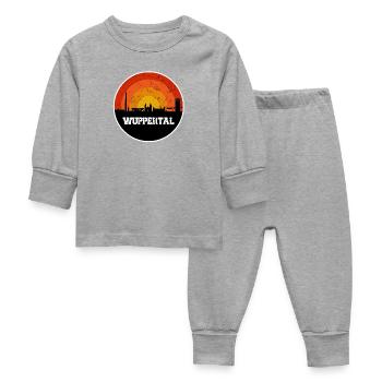 Ligne d’horizon de Wuppertal - Pyjama Bébé - gris chiné - Devant